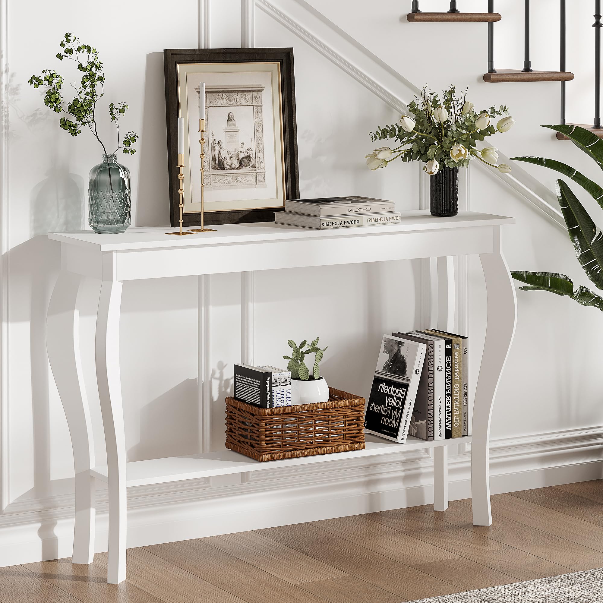 Amazon.com: ChooChoo 47 Inch Narrow Console Table, Chic